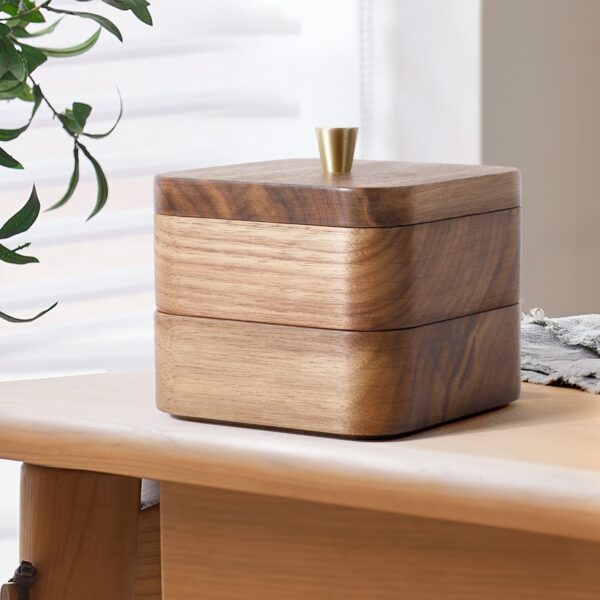 Solid Walnut Jewelry Box