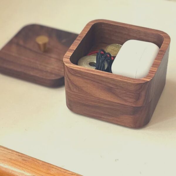 Solid Walnut Jewelry Box - Image 2