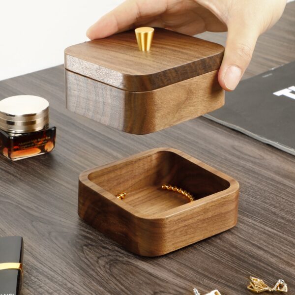 Solid Walnut Jewelry Box - Image 3