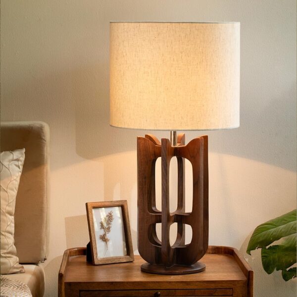Wooden Table Lamp