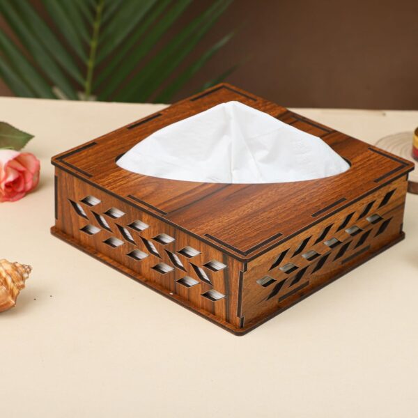 Wooden Tissue Box - Image 2