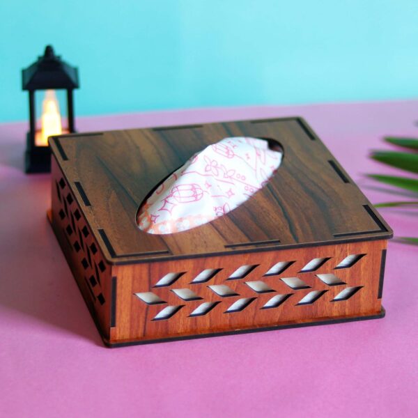 Wooden Tissue Box